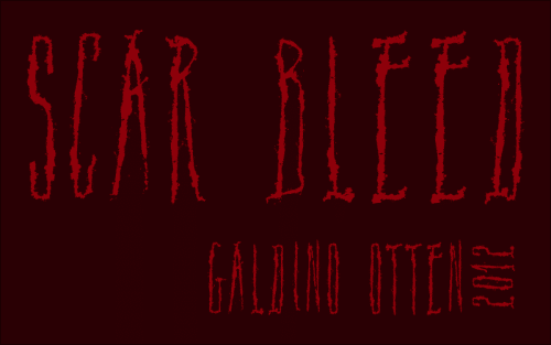 Scar Bleed Font 1