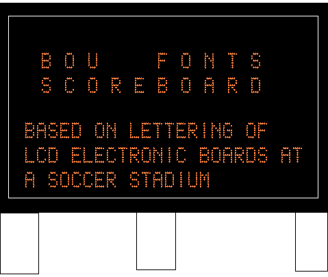 Score Board Font 1