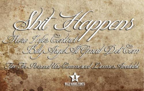 Shit Happens Font 1