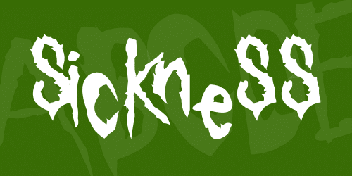 Sickness Font 1