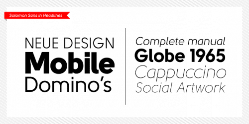 Solomon Sans Font Family 2