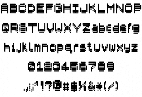 Spectrum Smudged Font 2