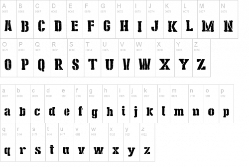 Stencil Cargo Army Font 2