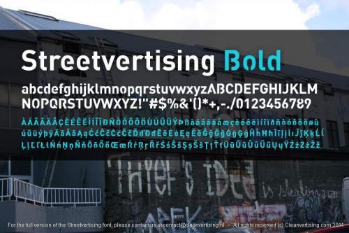 Streetvertising Public Font