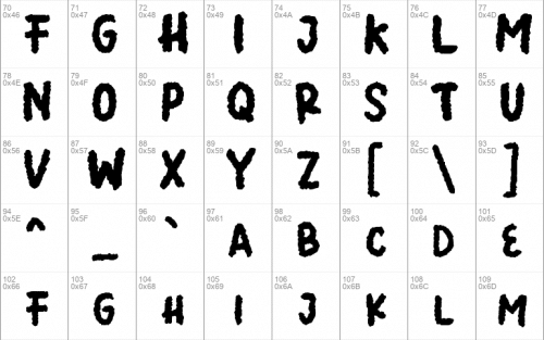 Summer LLama Font 2