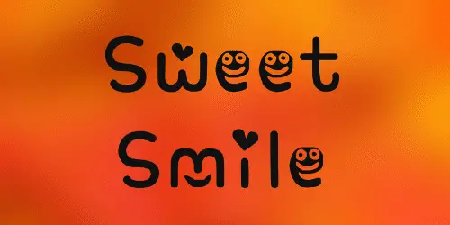Sweet Smile Font 1