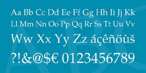 TeX Gyre Pagella Font Family 4