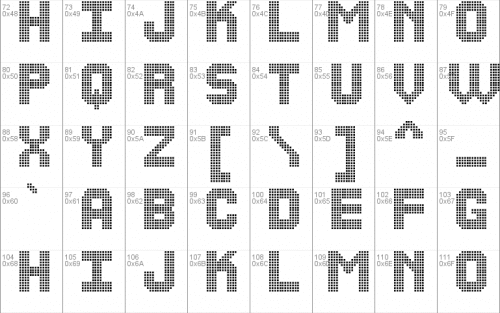 The Led Display St Font 3
