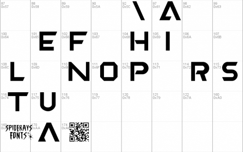 Titanfall Frontline Font 3