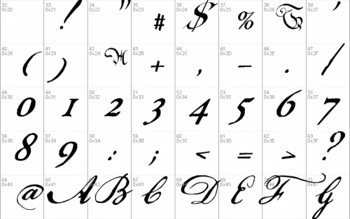 Us Declaration Font 1