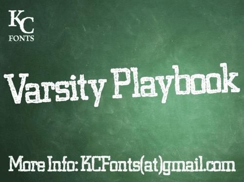 Varsity Playbook Font