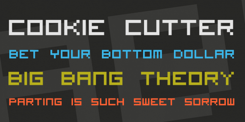 Visitor BRK Font Family 2