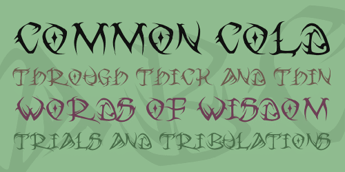 Vtc Tribal Font