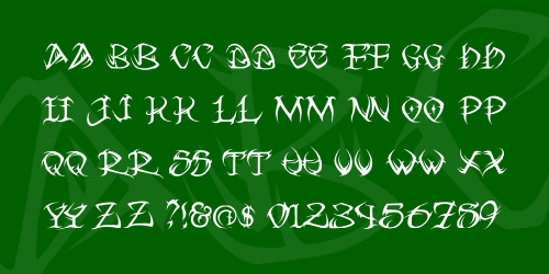 Vtc Tribal Font 1