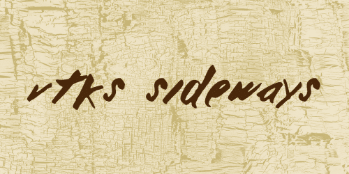 Vtks Sideways Fonts