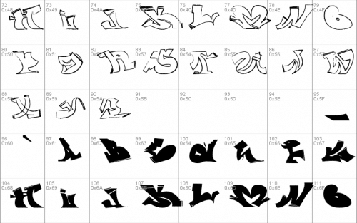 Wassimo Graffiti Font 2
