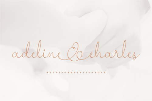 Wedding Ampersand Font 2