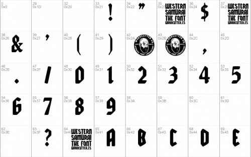 Western Samurai Font 2