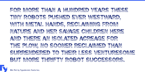 Wet Pet Font 2