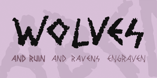 Wolves Font Family 1