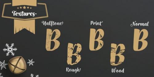 Wreath Halftone Font 5