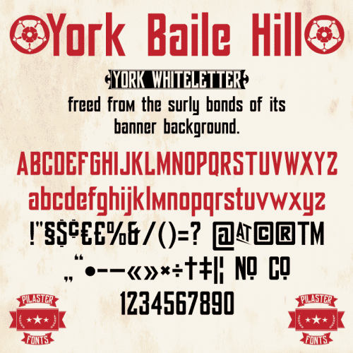 York Baile Hill Font 1