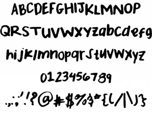 Young And Beautiful Font 2