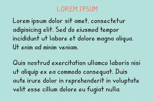 Zuey Handwriting Font 3