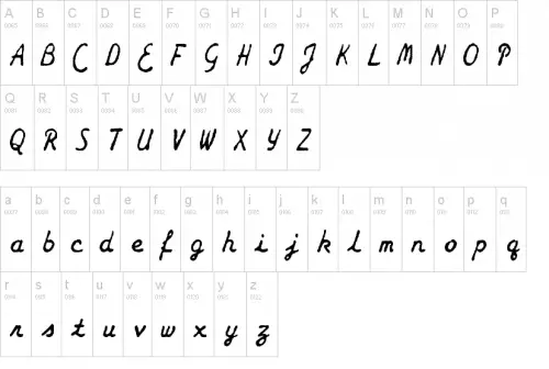 zai Smith-Corona Galaxie Typewriter Font 2