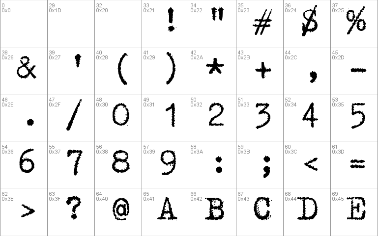 zai Triumph Typewriter Font 2