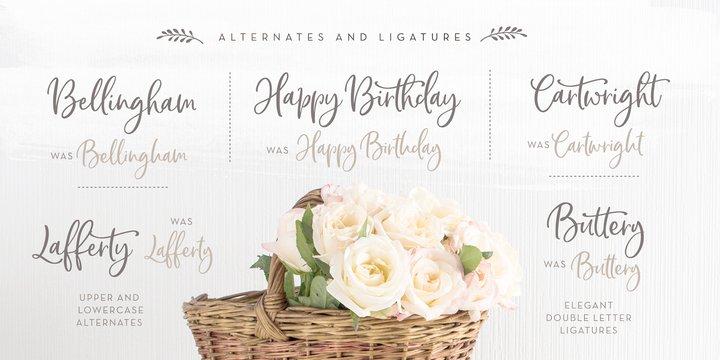 Chin Up Buttercup Font 8