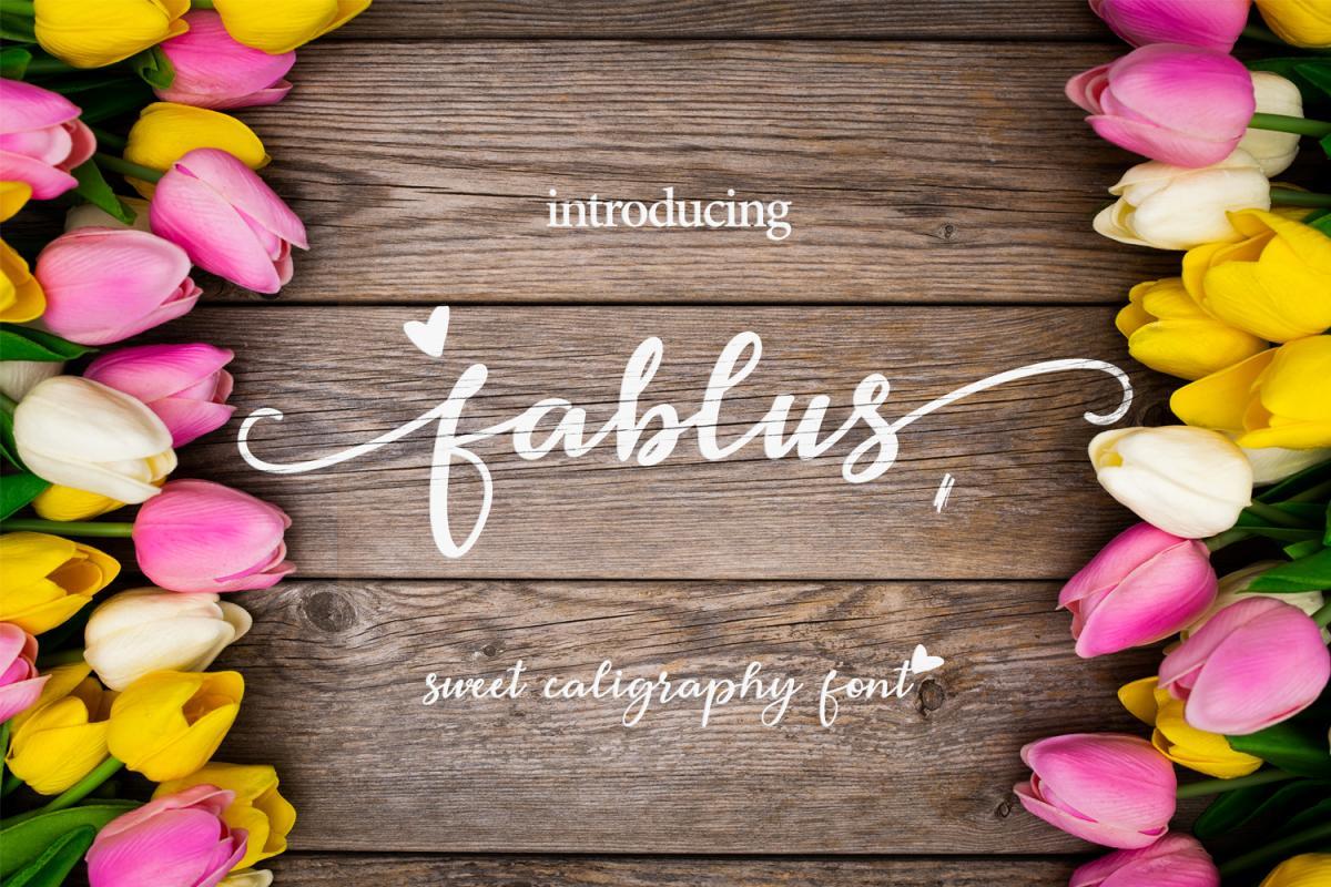 Fablus Font 1