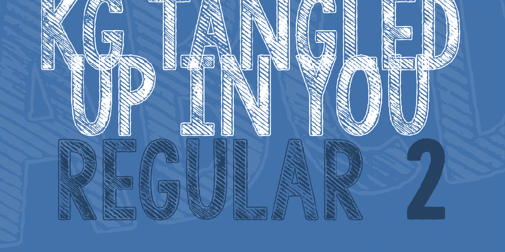KG Tangled Up In You Font
