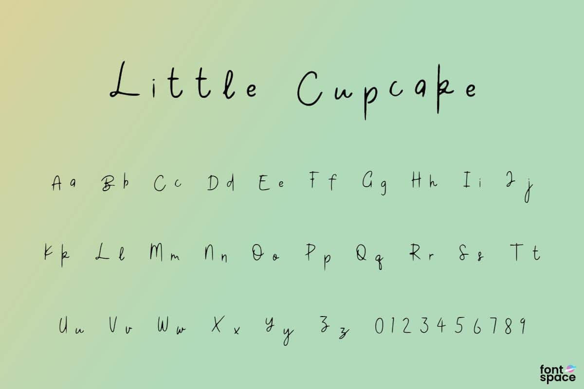 Little Cupcake Font