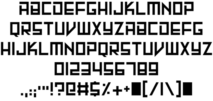 Machine Madness Font 1