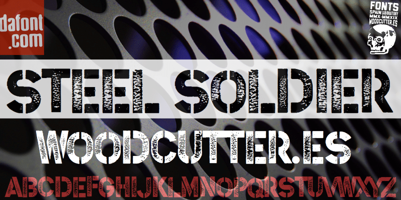 Steel Soldier Font 1