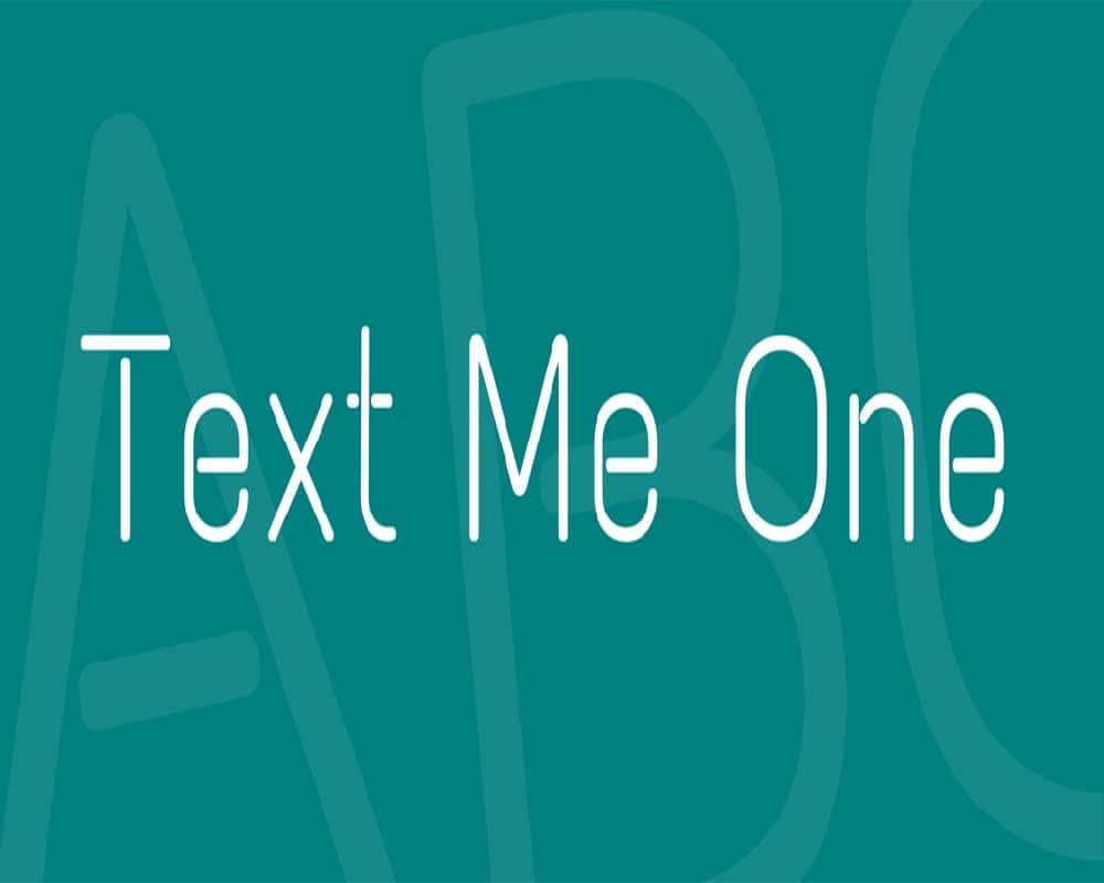Text-Me-One-Font-0