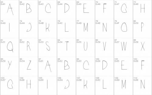 Acorn Font 1