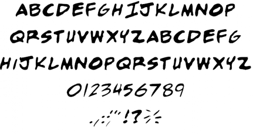 Adam Warren Font 1