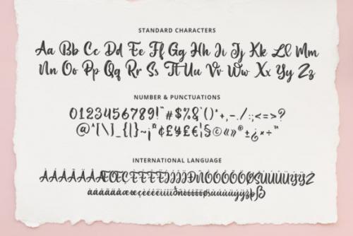 Aesthetic Violet Font 7