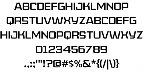 American Captain Patrius 02 Font 3