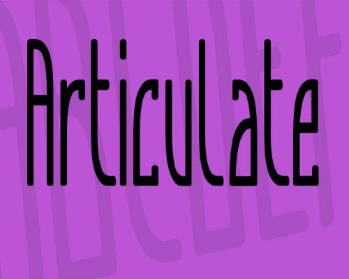 Articulate-Font-0