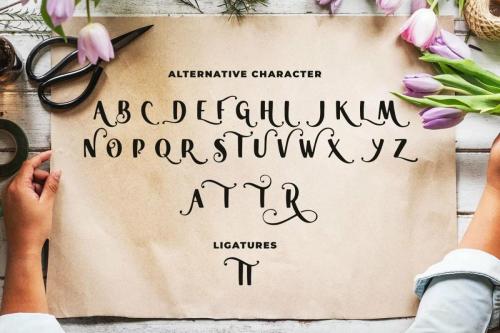 Beauty Florist Font 5