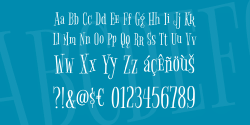 Bigelow Rules Font 3