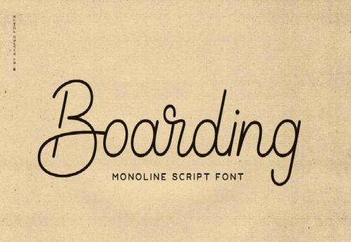 Boarding-Font-0