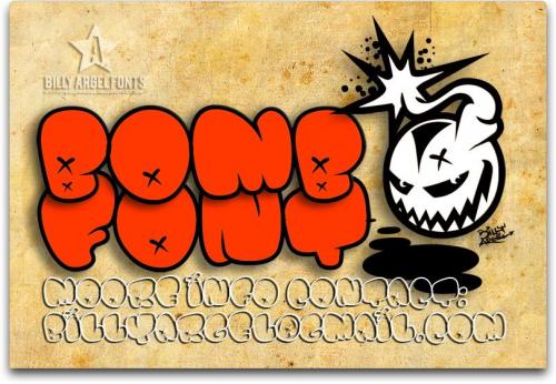 Bomb Font 1