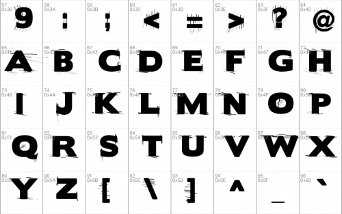 Boris Black Bloxx Font 3