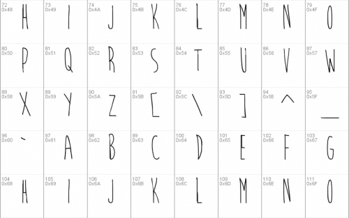 Brain Flower Font 2