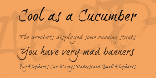 Brushtip Travis Font 1