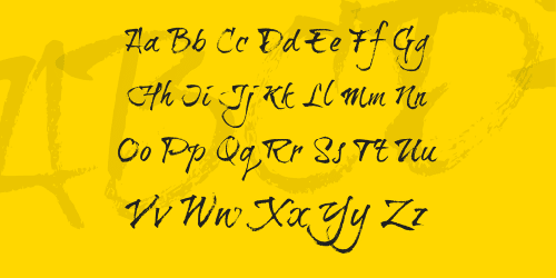 Brushtip Travis Font 3